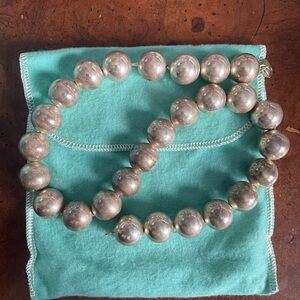 Tiffany Large Ball Necklace.